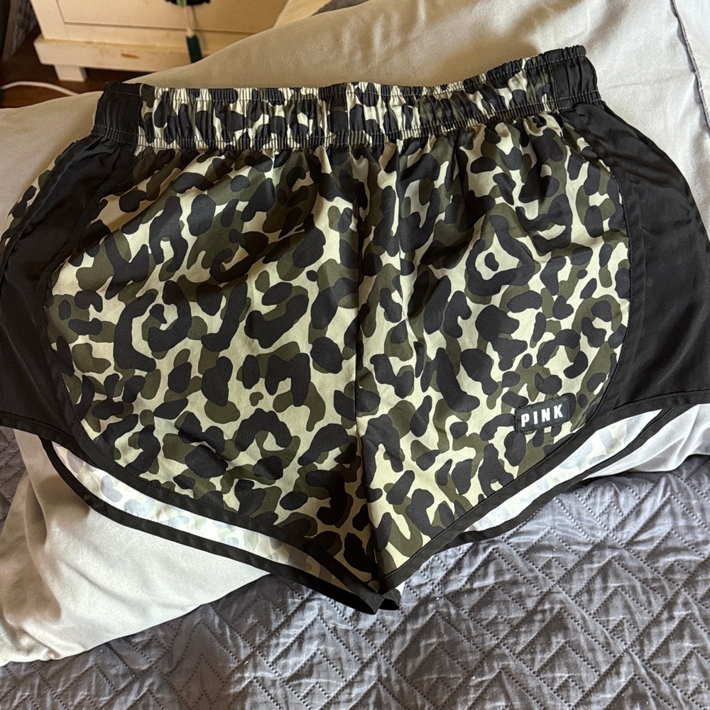 PINK Victoria's Secret Camo Print Athletic Shorts